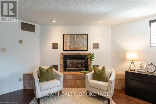 235484 23Rd Line, Zorra, ON - Indoor Photo Showing Living Room With Fireplace