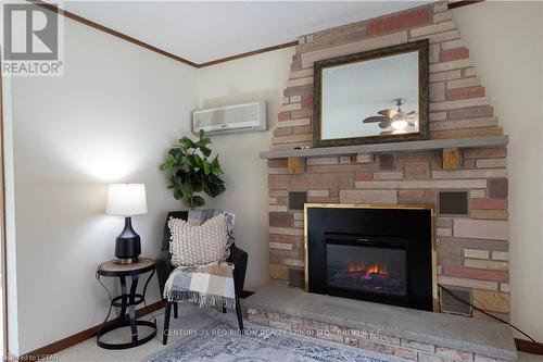 9987 Port Franks Estate Drive, Lambton Shores, ON - Indoor Photo Showing Living Room With Fireplace