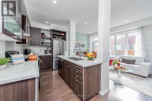 420 Queen Mary Drive, Brampton, ON - Indoor Photo Showing Kitchen With Double Sink