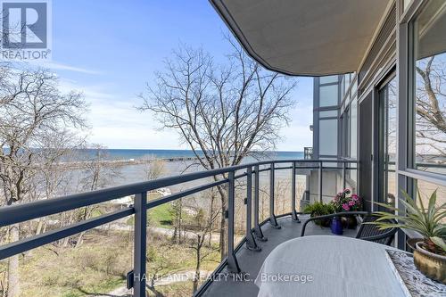 603 - 3500 Lakeshore Road W, Oakville, ON - Outdoor With Body Of Water With Balcony With View With Exterior