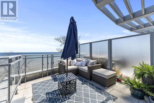 603 - 3500 Lakeshore Road W, Oakville, ON - Outdoor With Body Of Water With Balcony With Exterior