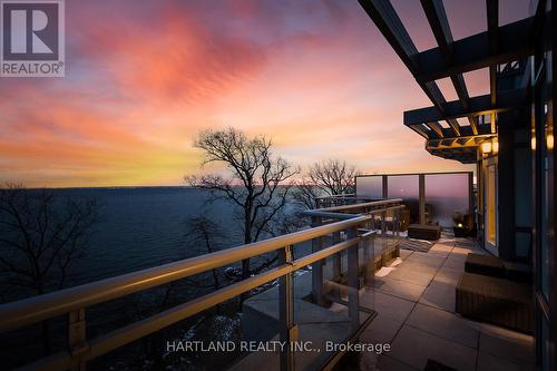 603 - 3500 Lakeshore Road W, Oakville, ON - Outdoor With Balcony With View