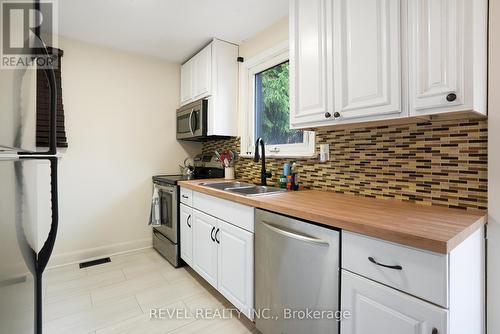 170 Peel Street, Barrie, ON - Indoor Photo Showing Kitchen With Double Sink