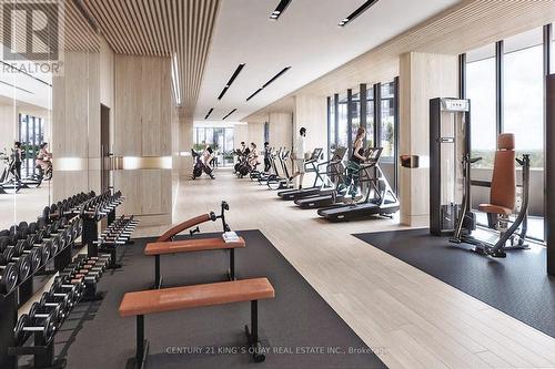 811 - 115 Mcmahon Drive, Toronto, ON - Indoor Photo Showing Gym Room