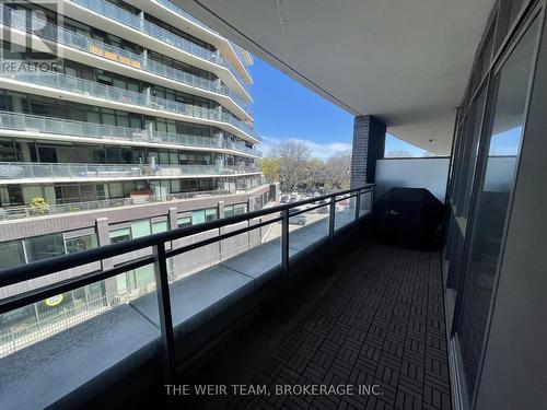 408 - 319 Carlaw Avenue, Toronto, ON - Outdoor With Balcony With Exterior