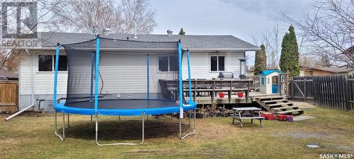 13 Evans Place, Meadow Lake, SK - Outdoor With Deck Patio Veranda With Exterior