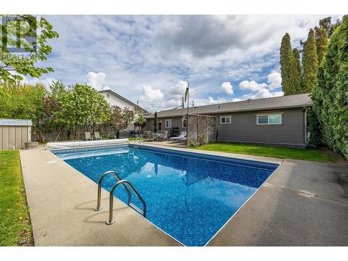 2024 Wilkinson Street, Kelowna, BC - Outdoor With In Ground Pool With Backyard