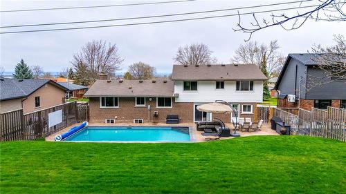 52 Maple Drive, Stoney Creek, ON - Outdoor With In Ground Pool With Deck Patio Veranda With Backyard With Exterior