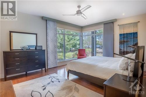 Primary bedroom with oversized windows - 66 Villa Crescent, Ottawa, ON - Indoor Photo Showing Bedroom