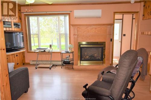 5959 Route 495, Sainte-Marie-De-Kent, NB - Indoor Photo Showing Living Room With Fireplace