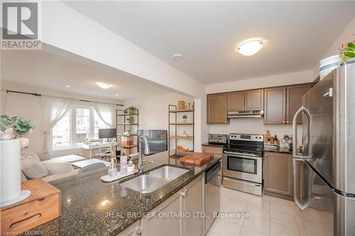 312 Jemima Drive, Oakville, ON - Indoor Photo Showing Kitchen With Stainless Steel Kitchen With Double Sink