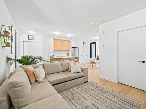 Living room - B101-2339 Rue St-Zotique E., Montréal (Rosemont/La Petite-Patrie), QC - Indoor Photo Showing Living Room