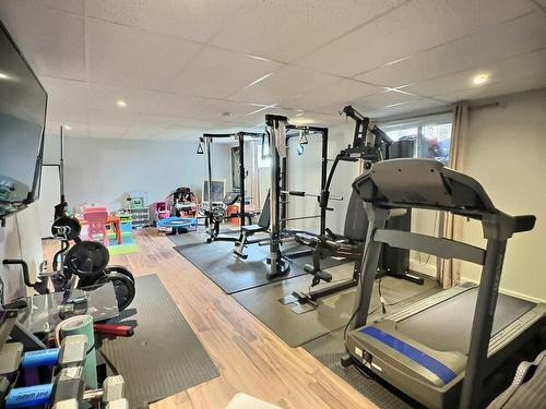 Family room - 176 Rue Du Parc, Témiscaming, QC - Indoor Photo Showing Gym Room