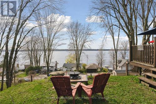 73 Lakeside Beach Road, Scugog, ON - Outdoor With Body Of Water With Deck Patio Veranda With View