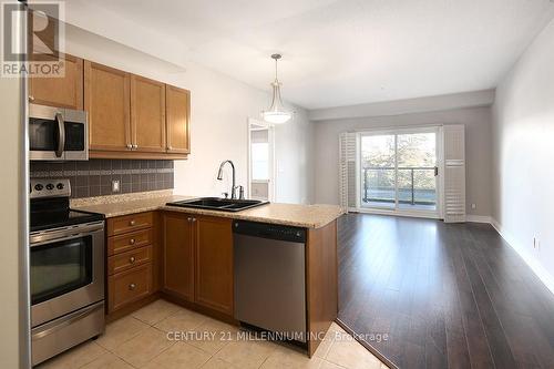 210 - 91 Raglan Street, Collingwood, ON - Indoor Photo Showing Kitchen With Double Sink