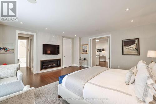148 Highland Crescent, Toronto, ON - Indoor Photo Showing Bedroom With Fireplace