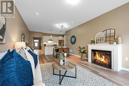 29 - 17 Lakewood Crescent, Kawartha Lakes, ON - Indoor Photo Showing Living Room With Fireplace