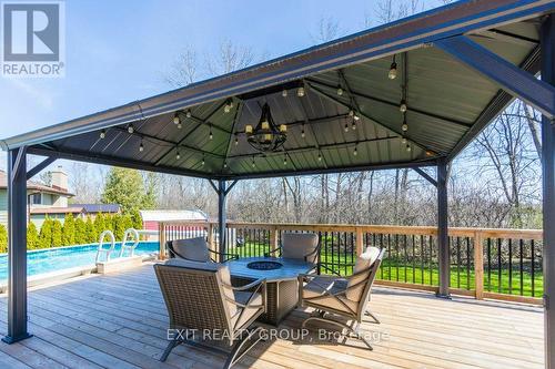 20 Rockhill Court, Belleville, ON - Outdoor With Above Ground Pool With Deck Patio Veranda With Exterior