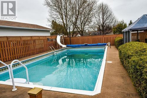 208 Frontenac Cres, Timmins, ON - Outdoor With In Ground Pool