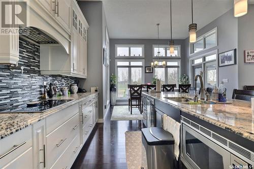 35 Hanley Crescent, Edenwold Rm No. 158, SK - Indoor Photo Showing Kitchen With Double Sink With Upgraded Kitchen