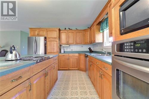 2891 Route 134, Shediac Cape, NB - Indoor Photo Showing Kitchen With Double Sink