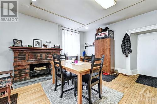 28 Wilson Street W, Perth, ON - Indoor Photo Showing Dining Room With Fireplace