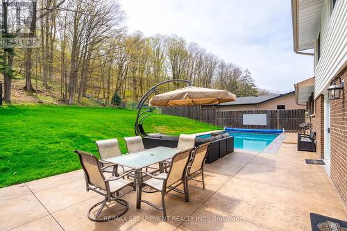 52 Maple Drive, Hamilton, ON - Outdoor With In Ground Pool With Deck Patio Veranda With Backyard