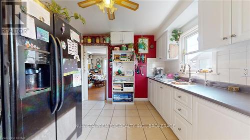 261 Winnipeg Street, London, ON - Indoor Photo Showing Kitchen With Double Sink