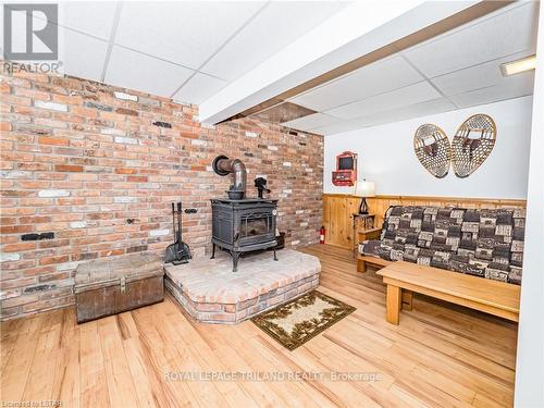 1094 Crumby Lake Road, Algonquin Highlands, ON - Indoor With Fireplace