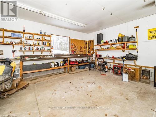 Imported from itso - 1094 Crumby Lake Road, Algonquin Highlands, ON - Indoor Photo Showing Garage