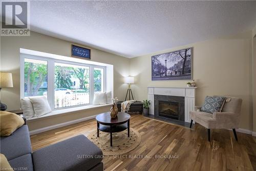 6 Kirkton Crt, London, ON - Indoor Photo Showing Living Room With Fireplace