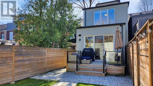 129 Beaconsfield Avenue, Toronto, ON - Outdoor With Deck Patio Veranda With Exterior