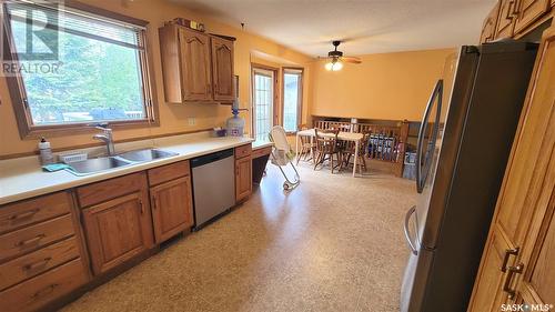 1628 Barton Drive, Prince Albert, SK - Indoor Photo Showing Kitchen With Double Sink