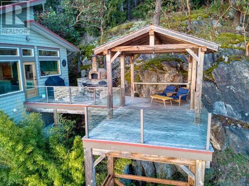 3391 Atrevida Road, Powell River, BC - Outdoor With Body Of Water With Deck Patio Veranda