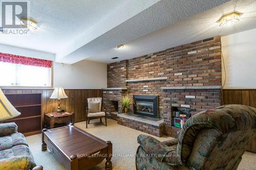 50 Greenfield Park, Belleville, ON - Indoor Photo Showing Living Room With Fireplace