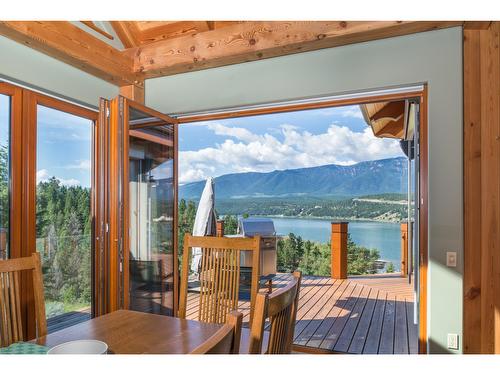 4750 Lakehill Rd, Windermere, BC -  With Body Of Water With Deck Patio Veranda With Exterior