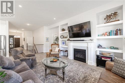 1593 Ed Ervasti Crescent, London, ON - Indoor Photo Showing Living Room With Fireplace