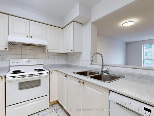 406-39 Pemberton Ave, Toronto, ON - Indoor Photo Showing Kitchen With Double Sink