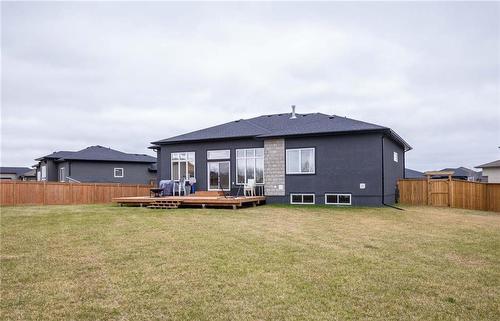 19 Carlington Crescent, Oak Bluff, MB - Outdoor With Deck Patio Veranda With Backyard With Exterior