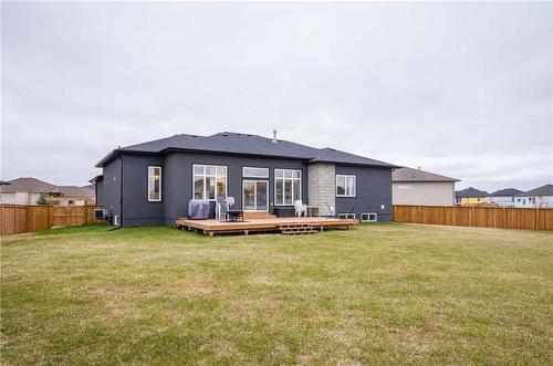 19 Carlington Crescent, Oak Bluff, MB - Outdoor With Deck Patio Veranda With Backyard With Exterior