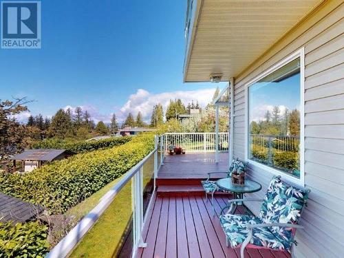 6955 Surrey Street, Powell River, BC - Outdoor With Deck Patio Veranda With Exterior