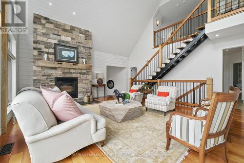 457 Wilson Drive, Hamilton Township, ON - Indoor With Fireplace