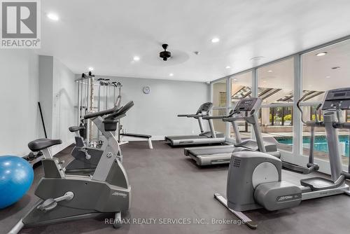 1107 - 200 Robert Speck Parkway, Mississauga, ON - Indoor Photo Showing Gym Room