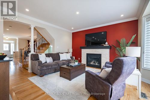 79 Byers Pond Way, Whitchurch-Stouffville, ON - Indoor Photo Showing Living Room With Fireplace