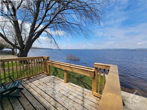 796 Bayview Drive, Constance Bay, ON - Outdoor With Body Of Water With Deck Patio Veranda With View