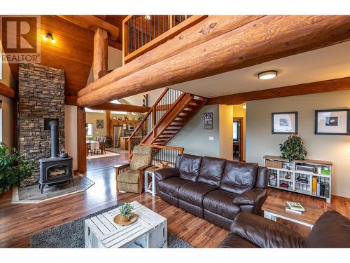 2670 Winifred Road, Naramata, BC - Indoor Photo Showing Living Room With Fireplace