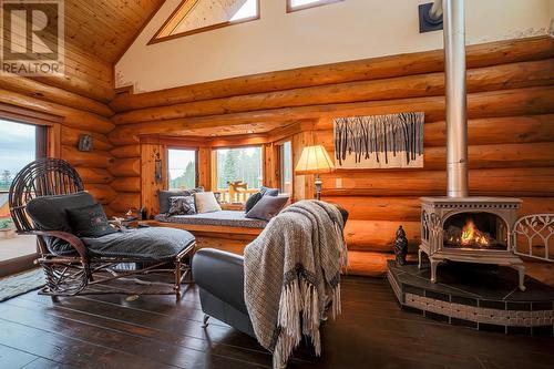 24573 Walcott Road, Telkwa, BC - Indoor Photo Showing Other Room With Fireplace