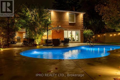 2949 Oka Road, Mississauga, ON - Outdoor With In Ground Pool With Backyard