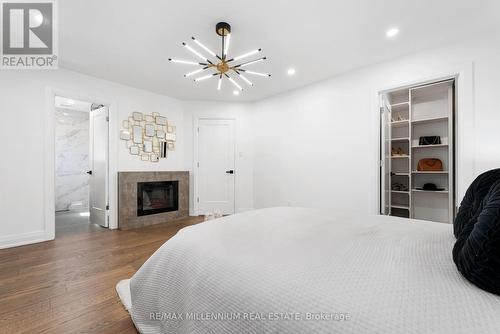 4808 Auckland Avenue, Mississauga, ON - Indoor Photo Showing Bedroom With Fireplace