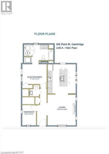 Unit A - Floor Plan - 806 Duke Street, Cambridge, ON - Other